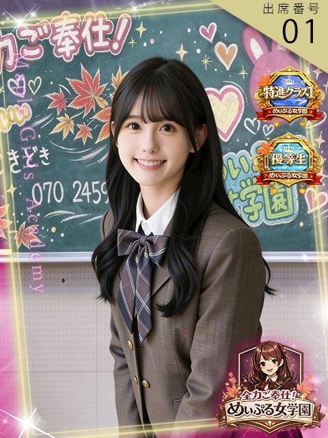 安城のデリヘル「全力ご奉仕！めぃぷる女学園（安城）」一条かれん(20)のプロフィール写真