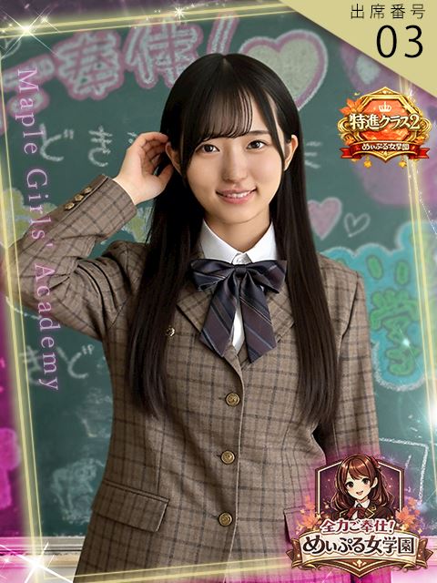 安城のデリヘル「全力ご奉仕！めぃぷる女学園（安城）」城戸まどか(20)のプロフィール写真