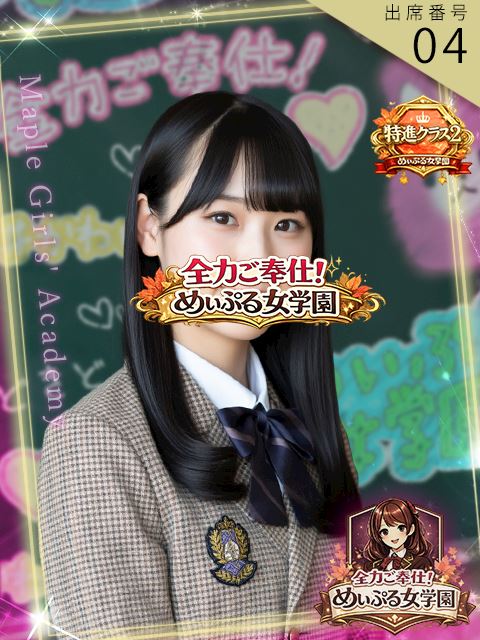 安城のデリヘル「全力ご奉仕！めぃぷる女学園（安城）」志垣歩(20)のプロフィール写真