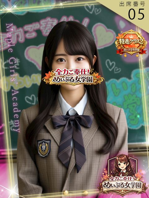 安城のデリヘル「全力ご奉仕！めぃぷる女学園（安城）」沢近愛理(20)のプロフィール写真