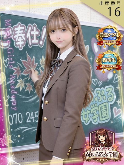 安城のデリヘル「全力ご奉仕！めぃぷる女学園（安城）」ユリア(19)のプロフィール写真